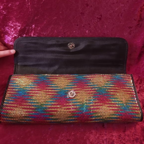 Aldo multicoloured sequinned clutch - Picture 4 of 9